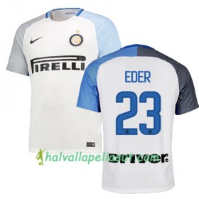 Jalkapallo Pelipaidat Inter EDER 23 Vieraspaita 2017-2018 Lyhythihainen