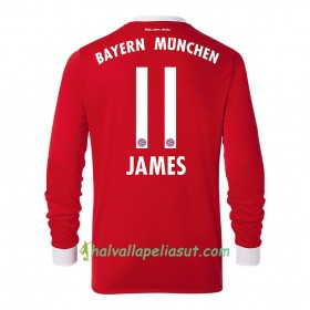 Jalkapallo Pelipaidat FC Bayern München James Rodriguez 11 Kotipaita 2017-2018 Pitkähihainen