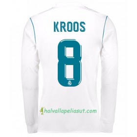 Jalkapallo Pelipaidat Real Madrid Toni Kroos 8 Kotipaita 2017-2018 Pitkähihainen