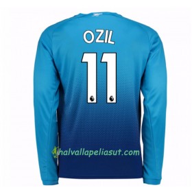 Jalkapallo Pelipaidat Arsenal Mesut Ozil 11 Vieraspaita 2017-2018 Pitkähihainen
