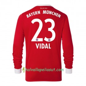 Jalkapallo Pelipaidat FC Bayern München Arturo Vidal 23 Kotipaita 2017-2018 Pitkähihainen