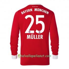 Jalkapallo Pelipaidat FC Bayern München Thomas Muller 25 Kotipaita 2017-2018 Pitkähihainen