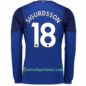 Jalkapallo Pelipaidat Everton Gylfi Sigurdsson 18 Kotipaita 2017-2018 Pitkähihainen