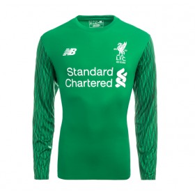 Jalkapallo Pelipaidat Liverpool Maalivahti Loris Karius 1 Kotipaita 2017-2018 Pitkähihainen