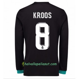 Jalkapallo Pelipaidat Real Madrid Toni Kroos 8 Vieraspaita 2017-2018 Pitkähihainen