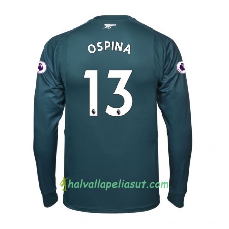 Jalkapallo Pelipaidat Arsenal Maalivahti David Ospina 13 Kotipaita 2017-2018 Pitkähihainen