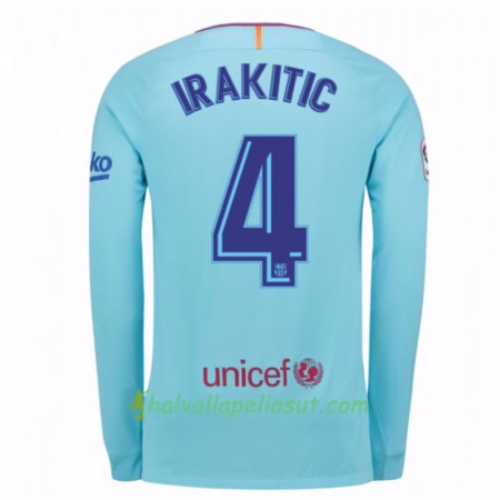 Jalkapallo Pelipaidat FC Barcelona Ivan Rakitic 4 Vieraspaita 2017-2018 Pitkähihainen