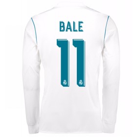 Jalkapallo Pelipaidat Real Madrid Gareth Bale 11 Kotipaita 2017-2018 Pitkähihainen