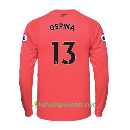 Jalkapallo Pelipaidat Arsenal Maalivahti David Ospina 13 Vieraspaita 2017-2018 Pitkähihainen