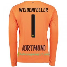 Jalkapallo Pelipaidat Borussia Dortmund Maalivahti Roman Weidenfeller 1 Vieraspaita 2017-2018 Pitkähihainen