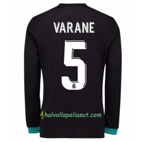 Jalkapallo Pelipaidat Real Madrid Raphael Varane 5 Vieraspaita 2017-2018 Pitkähihainen