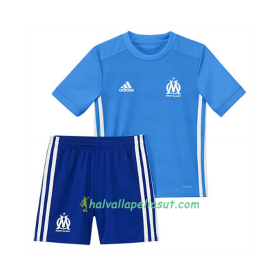 Jalkapallo Pelipaidat Olympique de Marseille Lasten Vieraspaita 2017-2018 Lyhythihainen