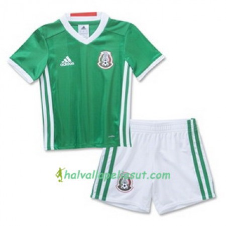 Jalkapallo Pelipaidat Meksiko Lasten Kotipaita 2016/17 Lyhythihainen