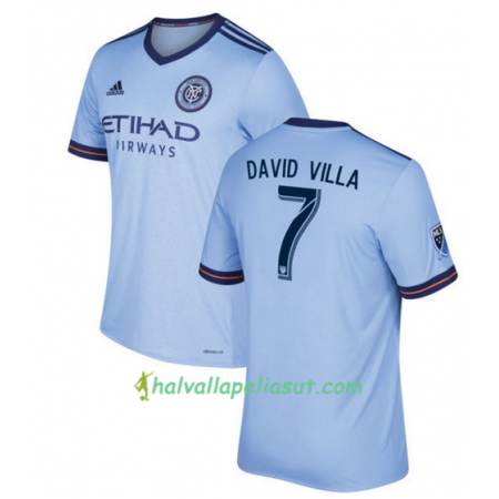 Jalkapallo Pelipaidat New York City FC  David Villa 7 Kotipaita 2017-2018 Lyhythihainen