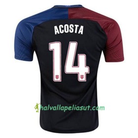 Jalkapallo Pelipaidat Yhdysvallat ACOSTA Vieraspaita 2016/17 Lyhythihainen