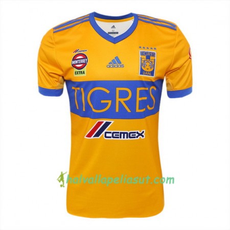 Jalkapallo Pelipaidat Tigres UANL Kotipaita 2017-2018 Lyhythihainen