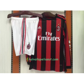 Jalkapallo Pelipaidat AC Milan Kotipaita 2017-2018 Pitkähihainen