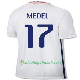 Jalkapallo Pelipaidat Chile MEDEL Vieraspaita 2016/17 Lyhythihainen