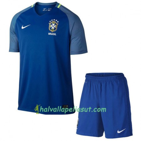 Jalkapallo Pelipaidat Brasilia Lasten Vieraspaita 2016/17 Lyhythihainen