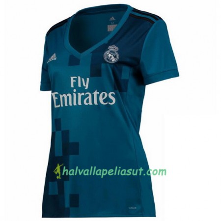 Jalkapallo Pelipaidat Real Madrid Naisten 3 Paita 2017-2018 Lyhythihainen