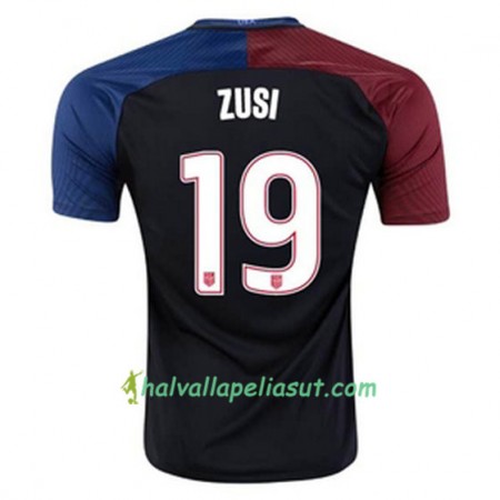 Jalkapallo Pelipaidat Yhdysvallat ZUSI Vieraspaita 2016/17 Lyhythihainen