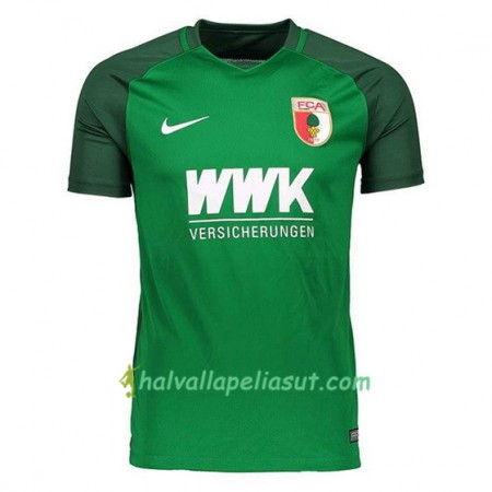 Jalkapallo Pelipaidat FC Augsburg Vieraspaita 2017-2018 Lyhythihainen