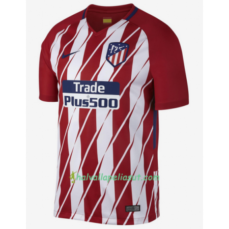 Jalkapallo Pelipaidat Atlético Madrid Kotipaita 2017-2018 Lyhythihainen