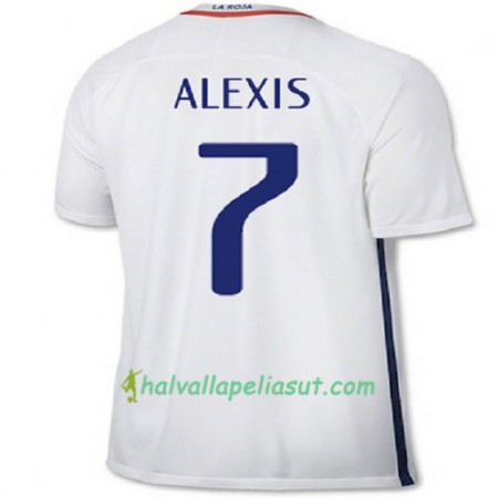 Jalkapallo Pelipaidat Chile ALEXIS Vieraspaita 2016/17 Lyhythihainen