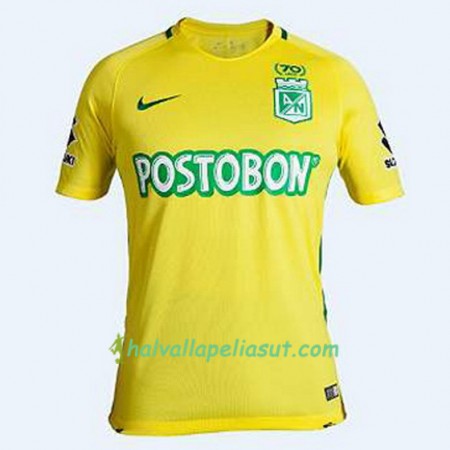 Jalkapallo Pelipaidat Atlético Nacional Vieraspaita 2017-2018 Lyhythihainen