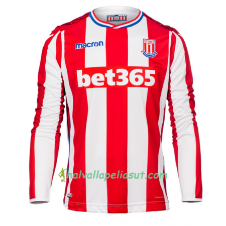 Jalkapallo Pelipaidat Stoke City Kotipaita 2017-2018 Pitkähihainen