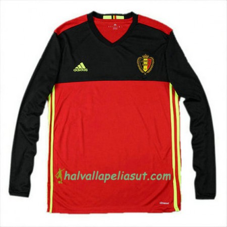 Jalkapallo Pelipaidat Belgia Kotipaita Euro 2016 Pitkähihainen