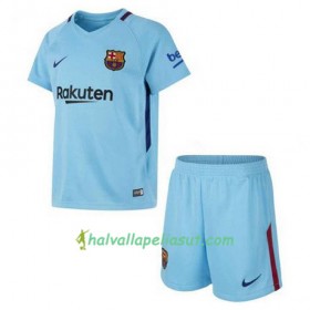 Jalkapallo Pelipaidat FC Barcelona Lasten Vieraspaita 2017-2018 Lyhythihainen