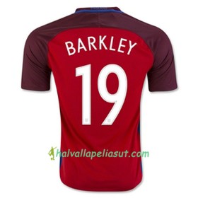 Jalkapallo Pelipaidat Englanti BARKLEY Vieraspaita 2016/17 Lyhythihainen