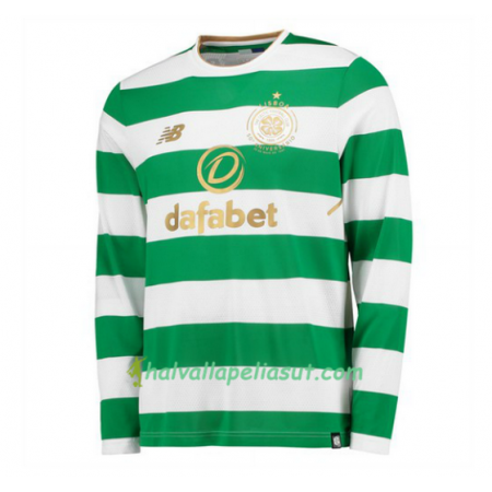 Jalkapallo Pelipaidat Celtic FC Kotipaita 2017-2018 Pitkähihainen