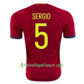 Jalkapallo Pelipaidat Espanja SERGIO Kotipaita Euro 2016