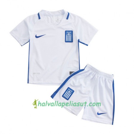 Jalkapallo Pelipaidat Kreikka Lasten Kotipaita 2016/17 Lyhythihainen