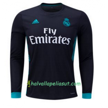 Jalkapallo Pelipaidat Real Madrid Vieraspaita 2017-2018 Pitkähihainen