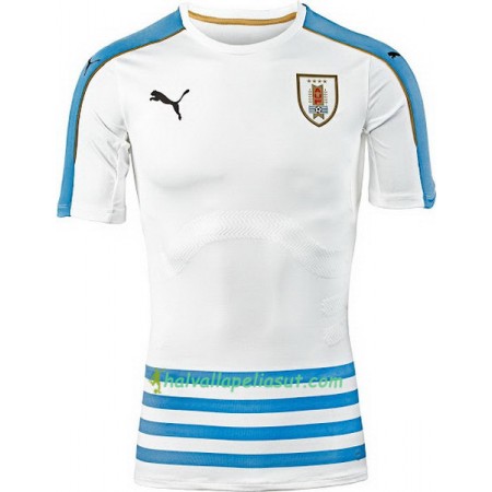 Jalkapallo Pelipaidat Uruguay Vieraspaita 2016/17 Lyhythihainen