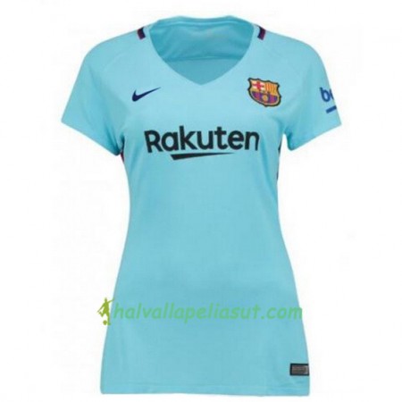 Jalkapallo Pelipaidat FC Barcelona Naisten Vieraspaita 2017-2018 Lyhythihainen