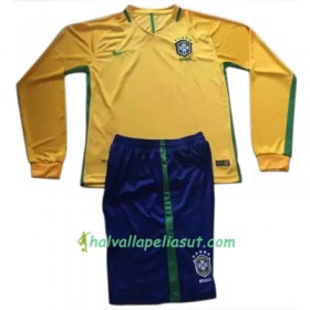 Jalkapallo Pelipaidat Brasilia Kotipaita 2016/17 Pitkähihainen