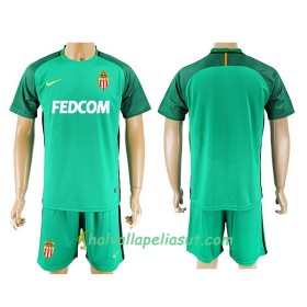 Jalkapallo Pelipaidat AS Monaco Maalivahti Pelipaita 2017-2018 Lyhythihainen