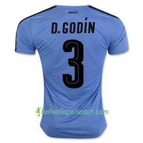 Jalkapallo Pelipaidat Uruguay Diego Godín Kotipaita 2016/17 Lyhythihainen
