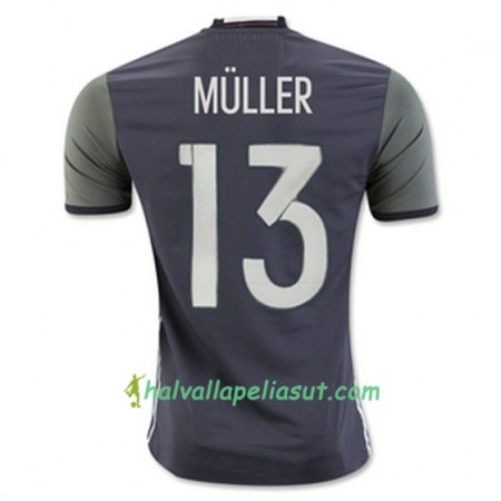 Jalkapallo Pelipaidat Saksa MULLER Vieraspaita Euro 2016
