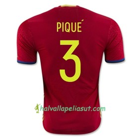 Jalkapallo Pelipaidat Espanja PIQUE Kotipaita Euro 2016