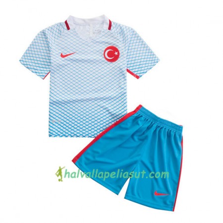 Jalkapallo Pelipaidat Turkki Lasten Vieraspaita 2016/17 Lyhythihainen