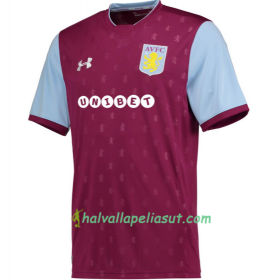 Jalkapallo Pelipaidat Aston Villa Kotipaita 2017-2018 Lyhythihainen