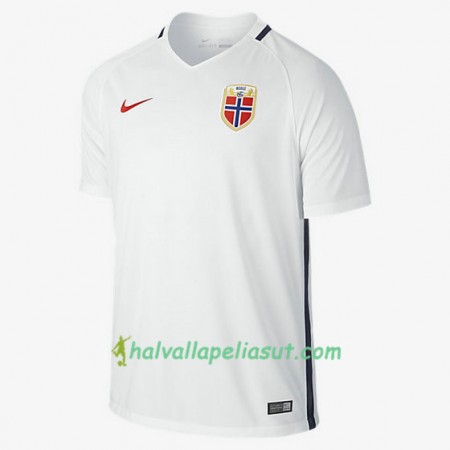 Jalkapallo Pelipaidat Norja Vieraspaita 2016/17 Lyhythihainen