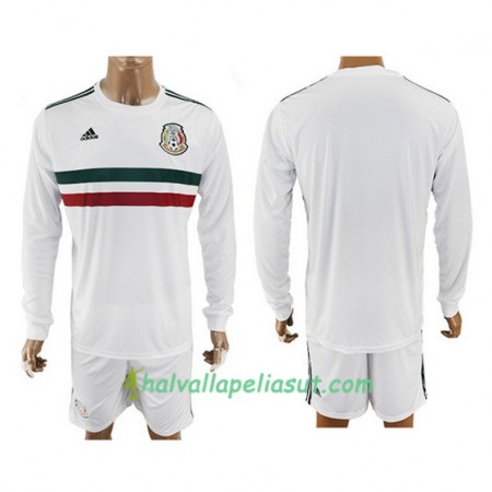 Jalkapallo Pelipaidat Meksiko Vieraspaita 2017-2018 Pitkähihainen