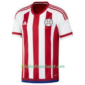 Jalkapallo Pelipaidat Paraguay Kotipaita 2016/17 Lyhythihainen