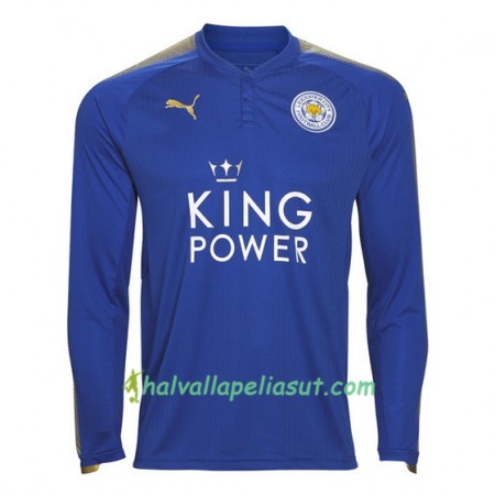 Jalkapallo Pelipaidat Leicester City Kotipaita 2017-2018 Pitkähihainen